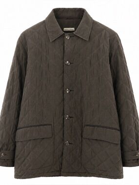 Prima Opera Mens Quilted Brown Jacket Size 54 Polyester & Polyamide